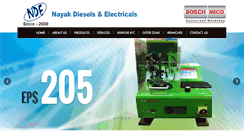 Desktop Screenshot of nayakdiesel.com